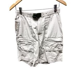 GAP Ripstop Cargo Shorts Beige Belted Utility Multi Pocket Shorts Size XS